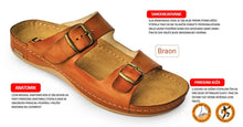 Load image into Gallery viewer, K-703M- BRW Leon
